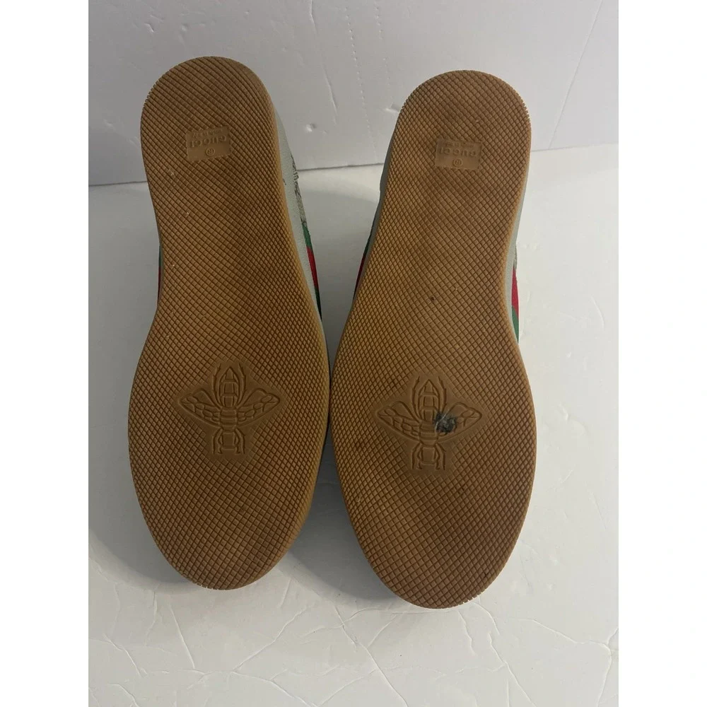 Gucci Screener GG‎ Canvas Low-Top Sneakers Size 10 - Picture 8 of 16